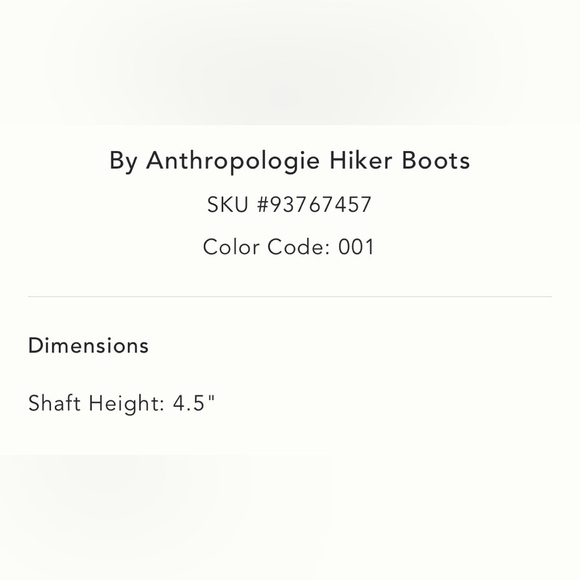 Anthropologie Hiker Boots Size 38 EU or 7 US NIB - Picture 7 of 17